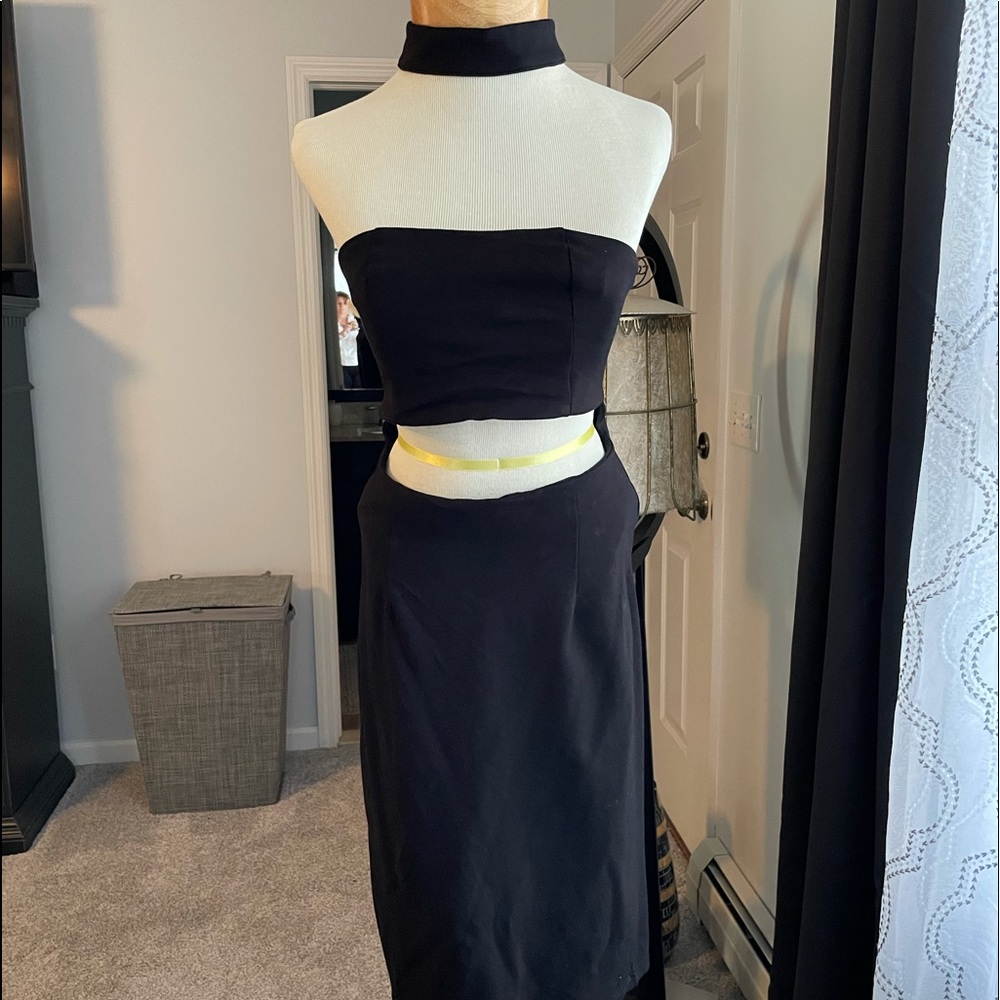 Woman’s Black Dress